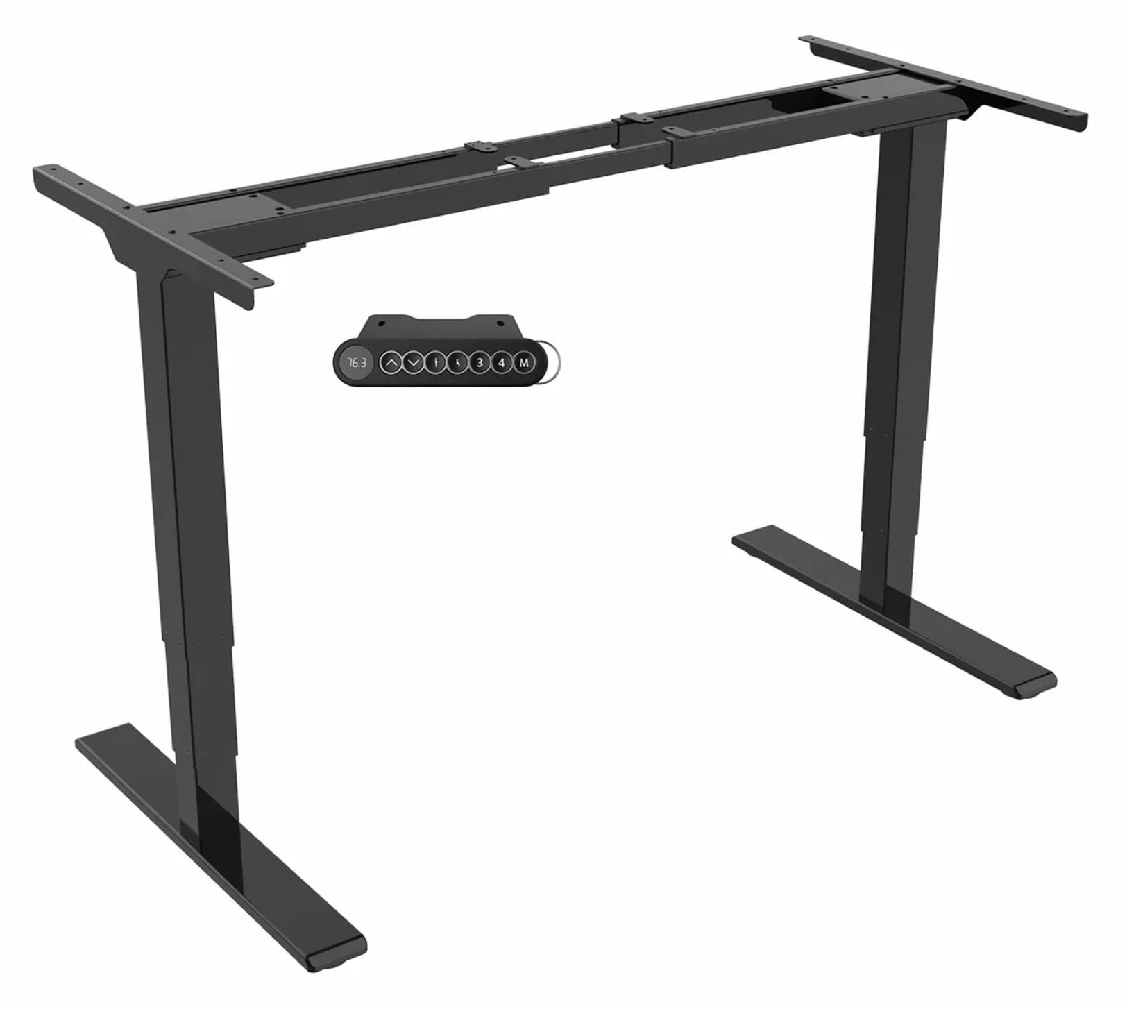 Höj- och sänkbart skrivbord utan toppskiva, elektriskt underrede för bord, max 127 cm höjd och 100 kg, Spacetronik ERGOLINE