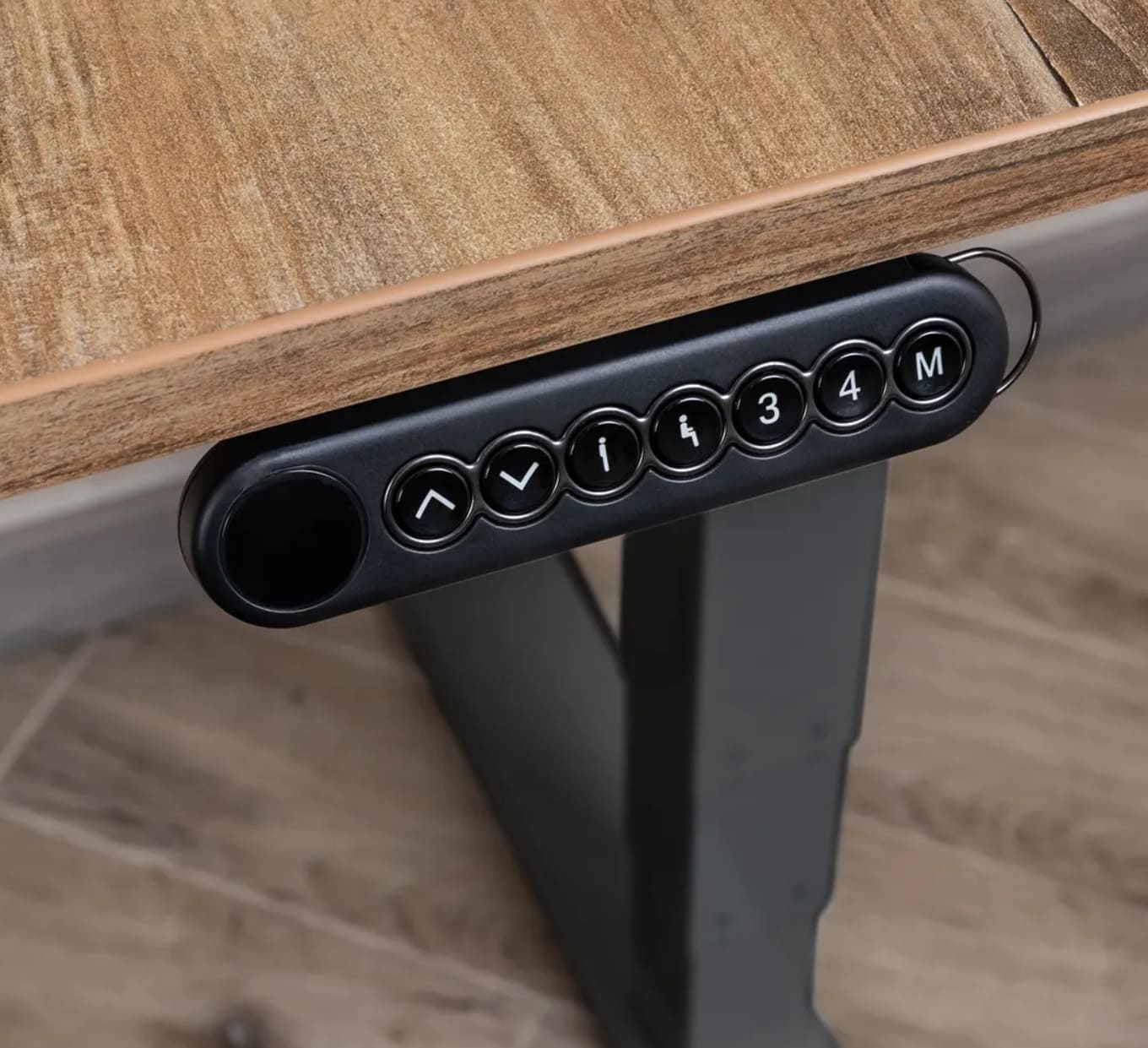 Höj- och sänkbart skrivbord utan toppskiva, elektriskt underrede för bord, max 127 cm höjd och 100 kg, Spacetronik ERGOLINE
