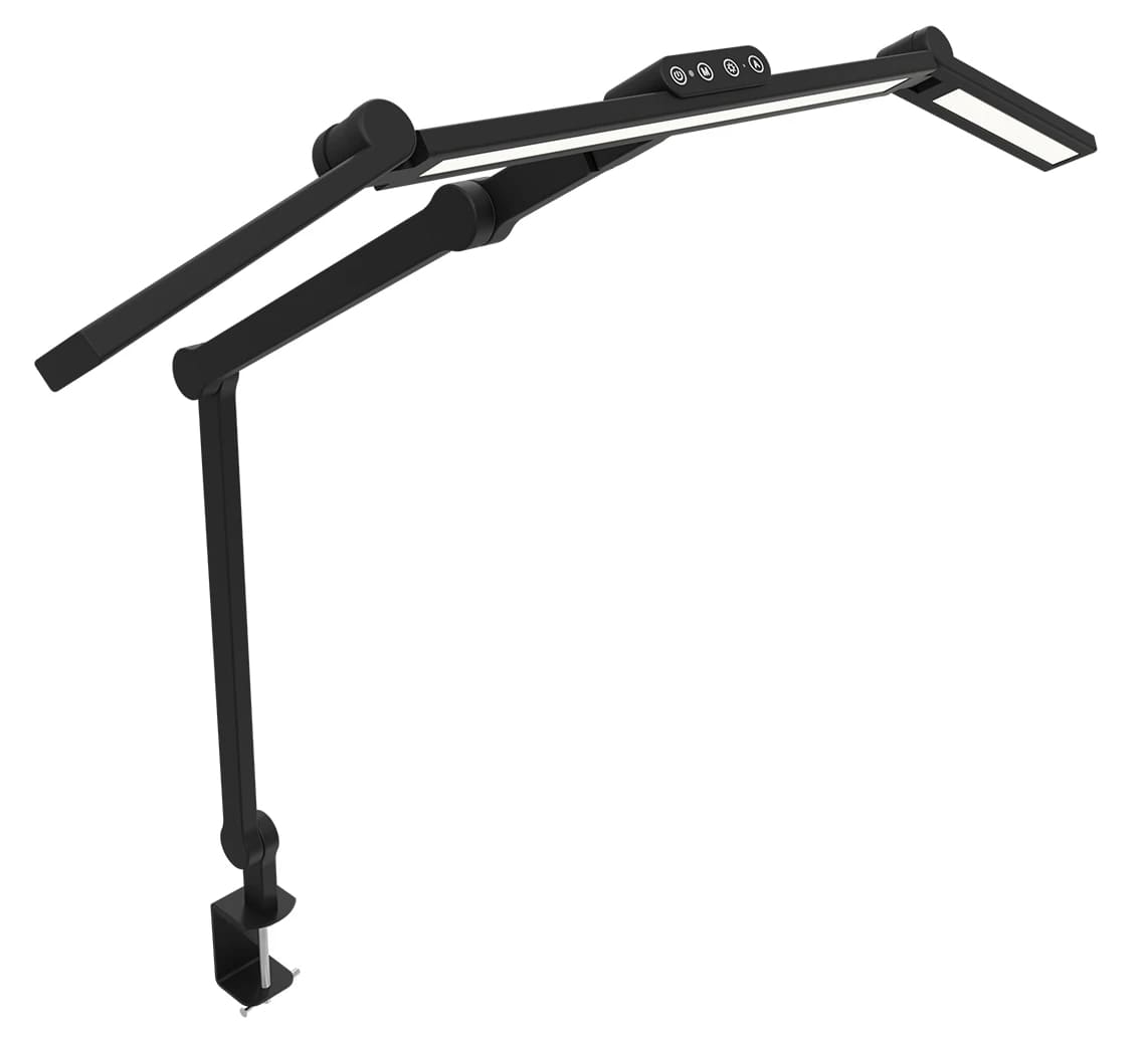 Glow D1 Adjustable Black Desk Drafting Lamp 24W, Spacetronik