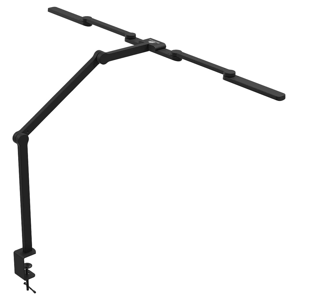 Glow D2 Adjustable Black Desk Drafting Lamp 24W, Spacetronik