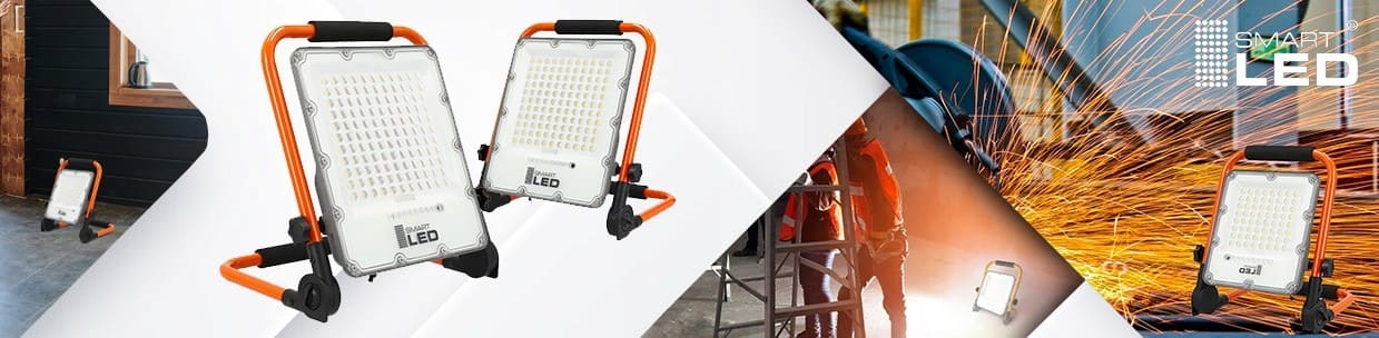 Work Light LED 100W 3500lm Battery Powered IP65 Swivel and Foldable