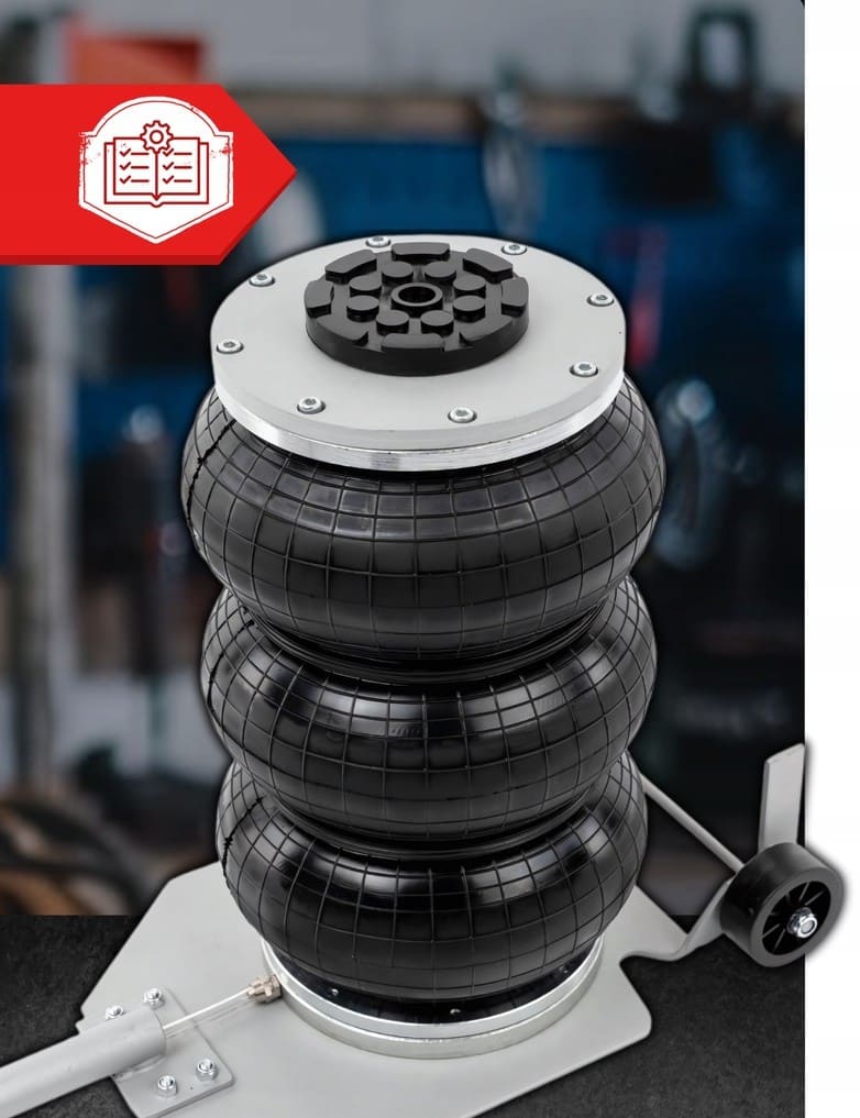 Professional 3.5T Pneumatic Air Bag Jack, hight 135-400 mm, Tagred
