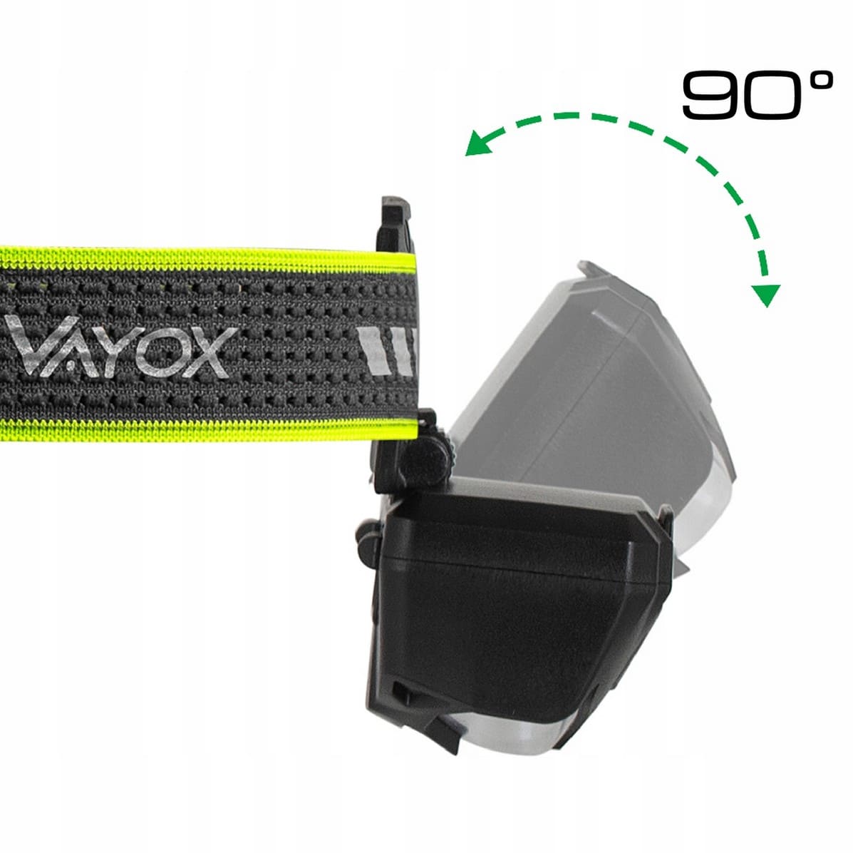LED Headlight / Flashlight, Waterproof, USB-C Rechargeable, 500lm, VAYOX