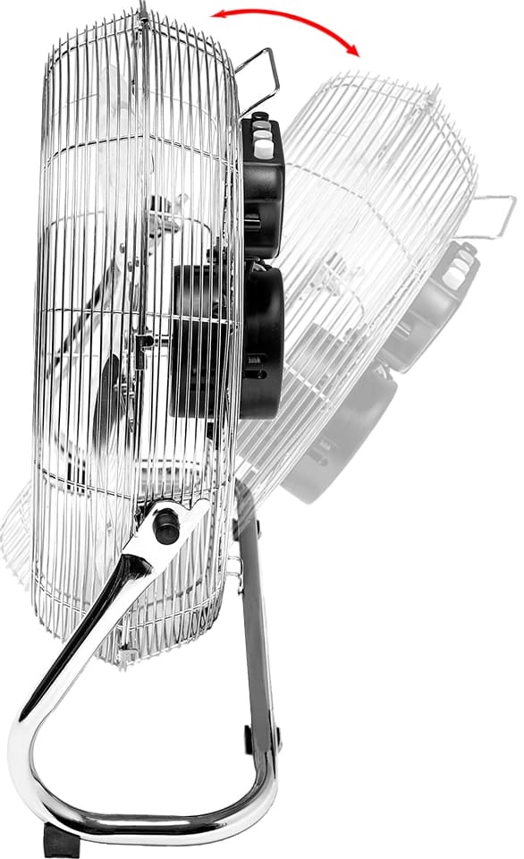 Stor kraftfull fläkt 150W, golvmodell, ganska tyst, 50 cm (20)
