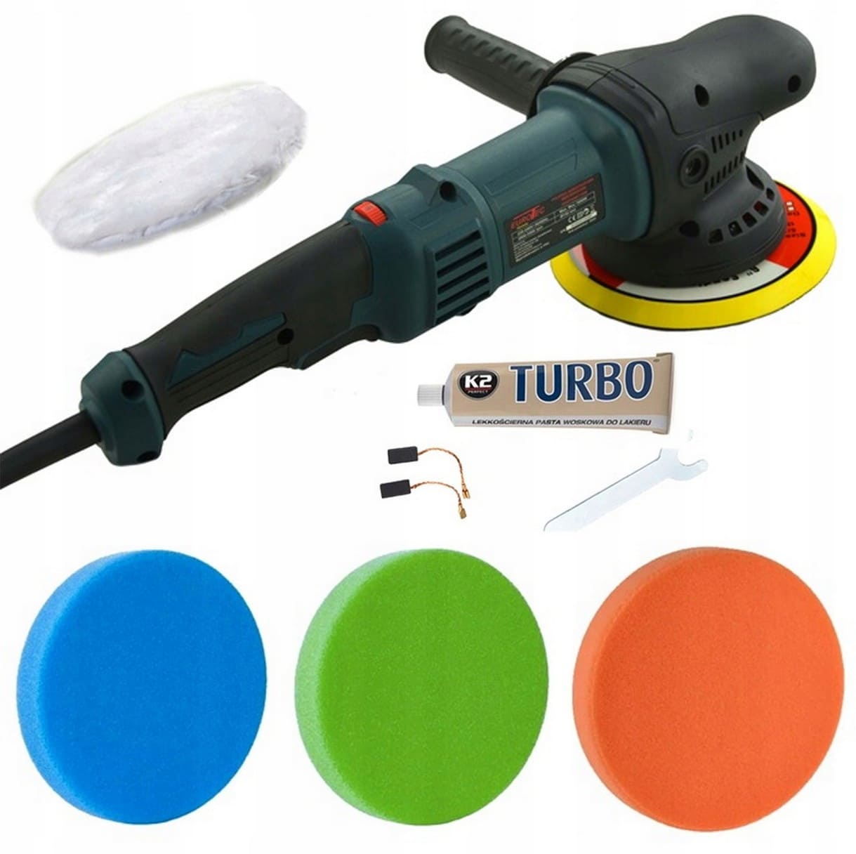 Oscillating polisher 230V 150 mm, 1800 W, 2800-5500 RPM, EuroTec