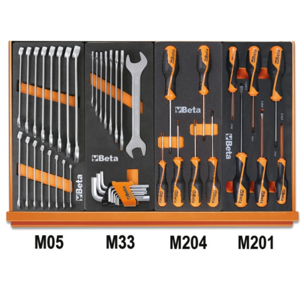 Universal 90-Piece Tool set with EVA Insert, BETA Tools