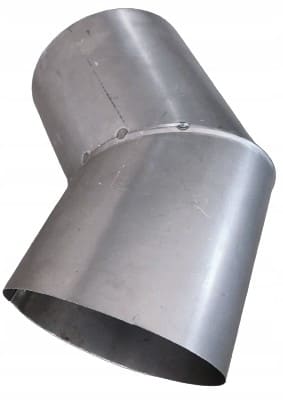 Rörböj för rökkamin, 45 grader 100 mm rökrör