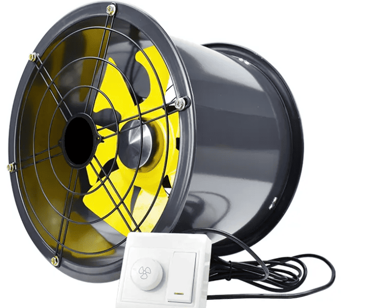 Axial Duct Fan 300 mm, 3600m³/h, 128Pa, 10-120W 230v, Waterproof IP68, Industrial Fan, Bestfan