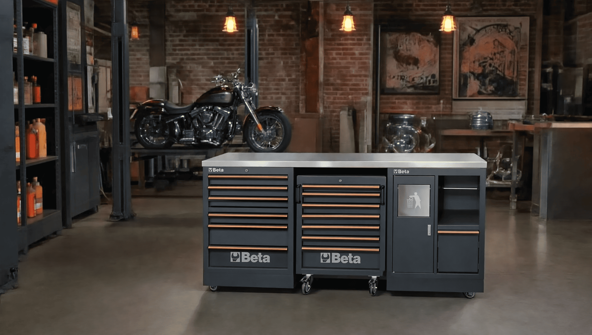 C45PRO 2.0 x – JUST NU: inkl. 268 verktyg och gratis frakt, Komplett Modulär Garageinredning, Verkstadsinredning, BETA Tools KAMPANJ