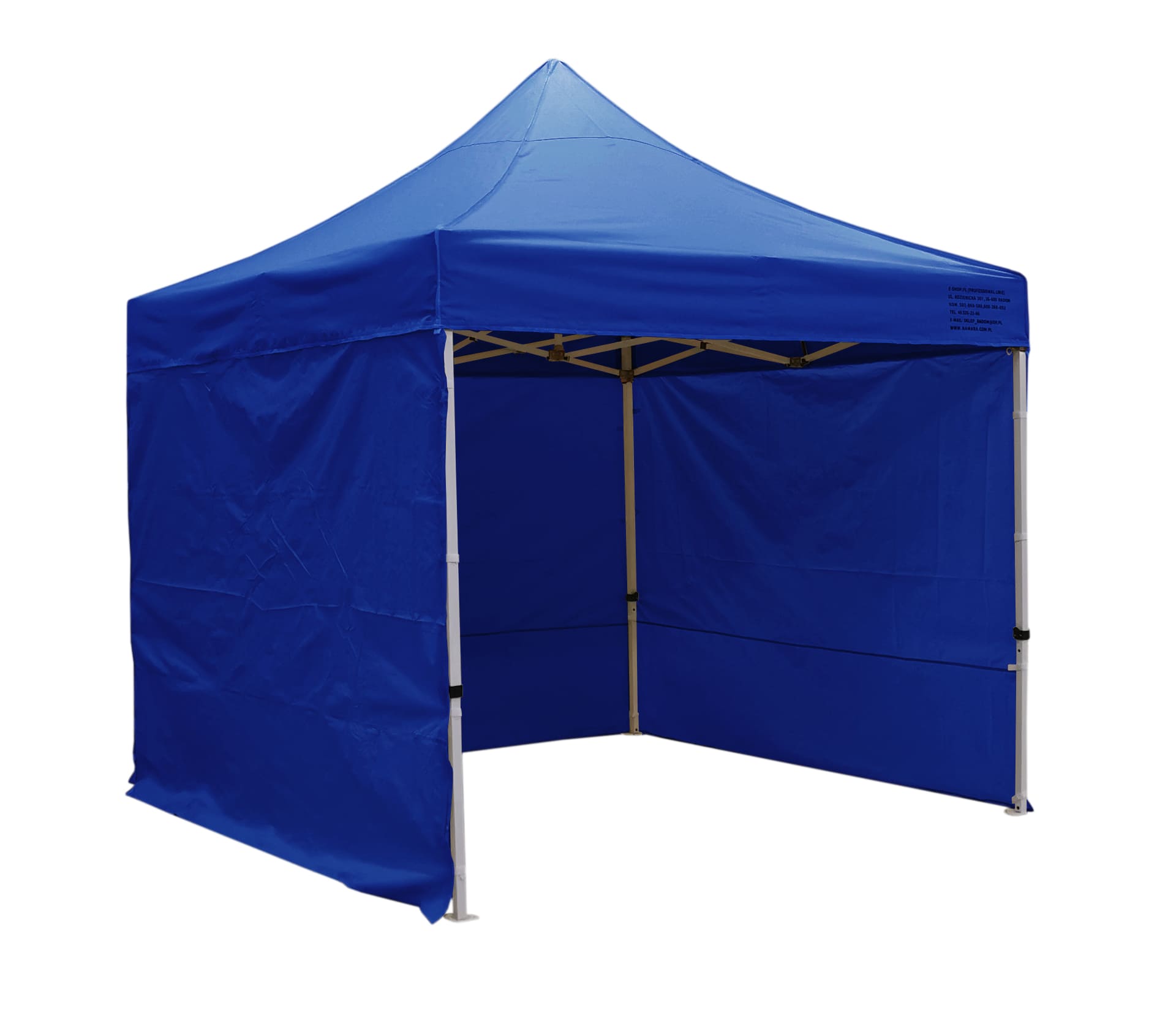 Premium popup tält 3 x 3m med 4 x 4 cm ben, robust handelstält, Namaxa
