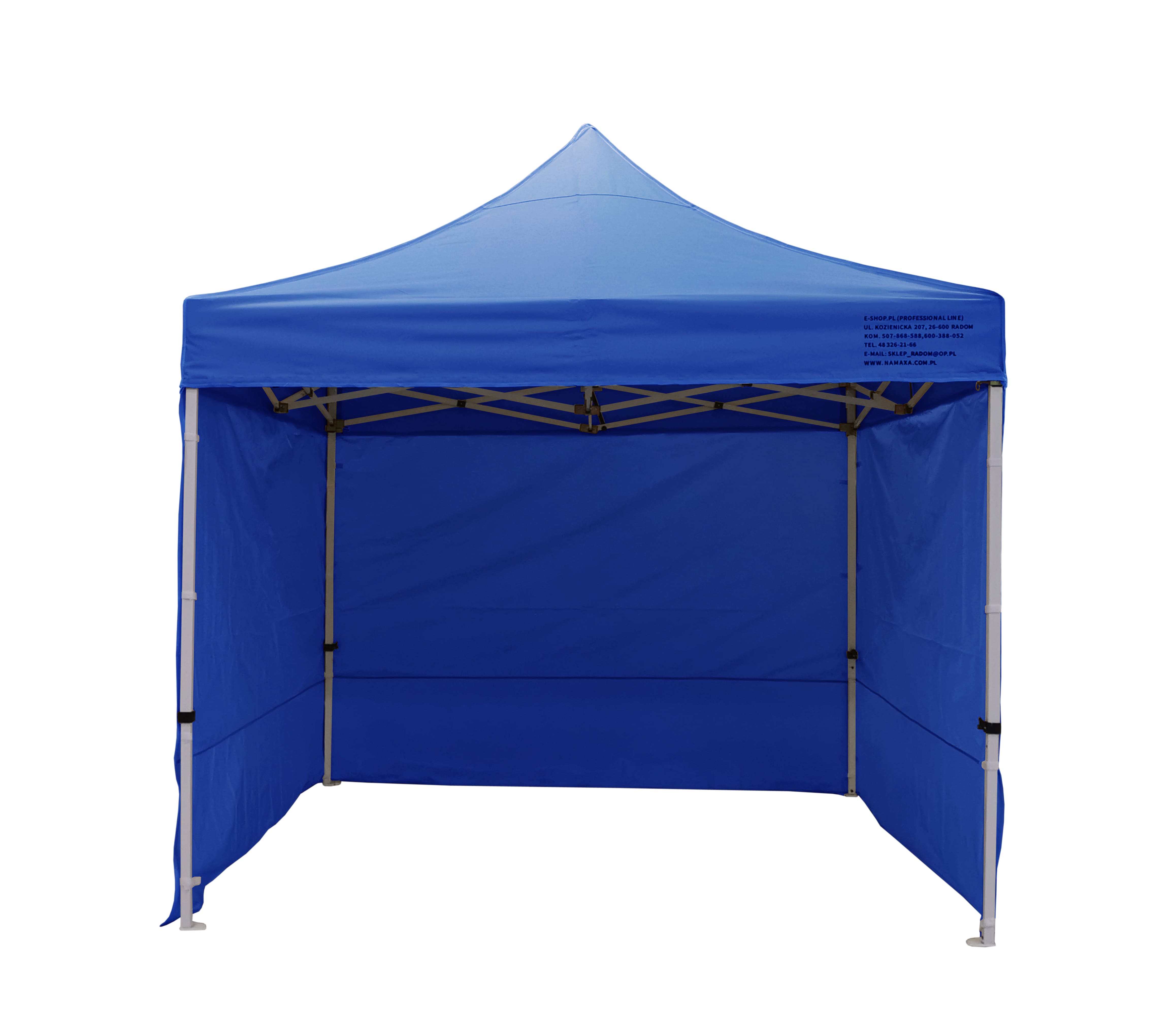 Premium popup tält 3 x 3m med 4 x 4 cm ben, robust handelstält, Namaxa