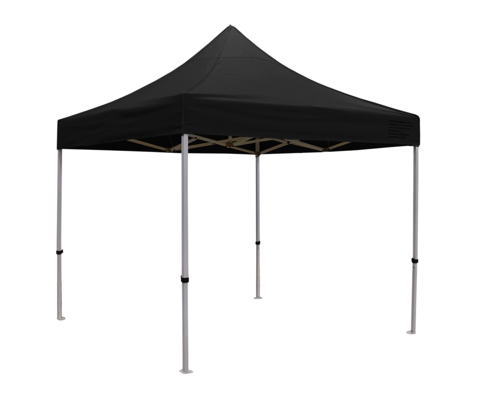 Premium popup tält 3 x 3m med 4 x 4 cm ben, robust handelstält, Namaxa