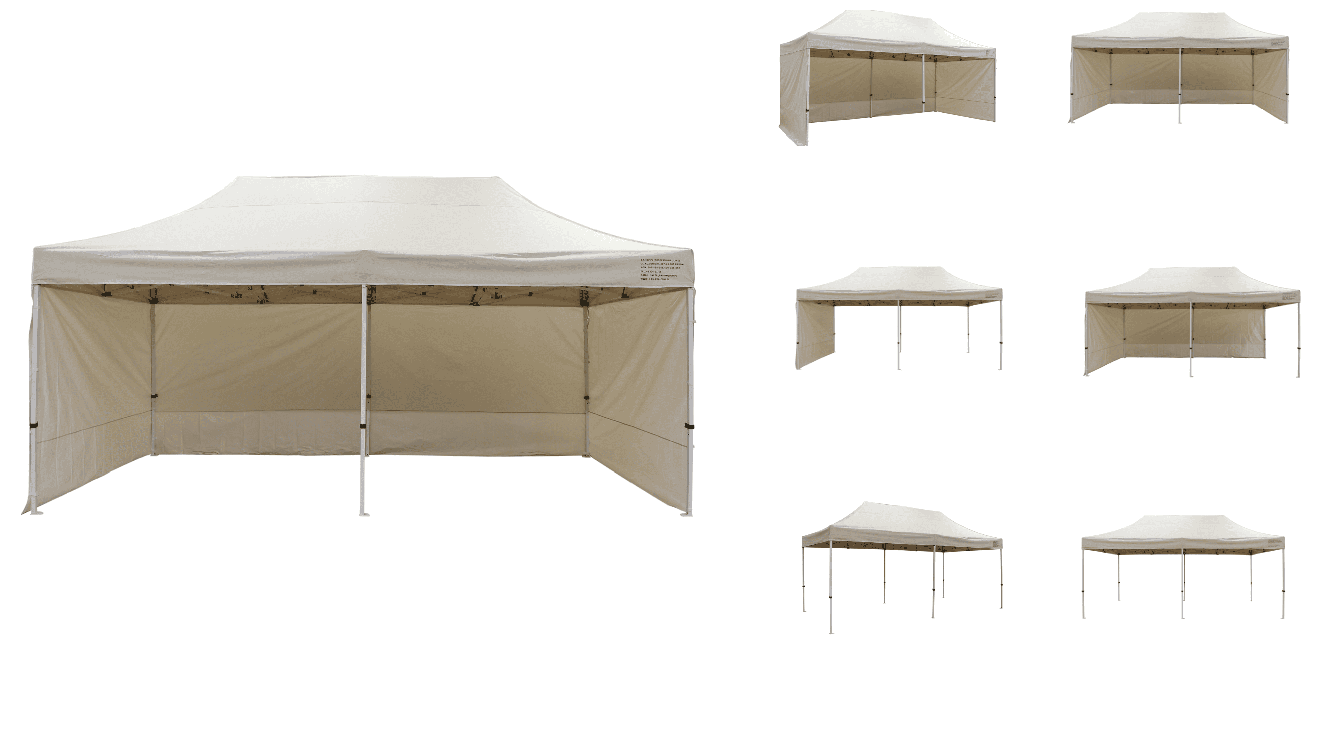 Premium Heavy-Duty 3 x 6m, 4 x 4 cm legs, Namaxa
