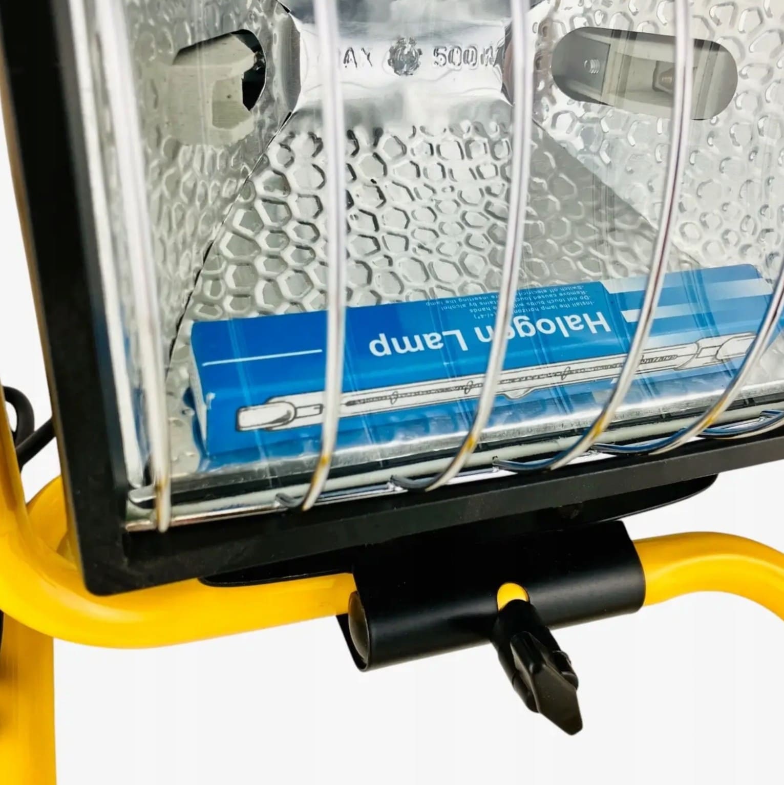 Halogenlampa 500W bärbar med handtag, UV-A strålning, screentryck, Faster Tools