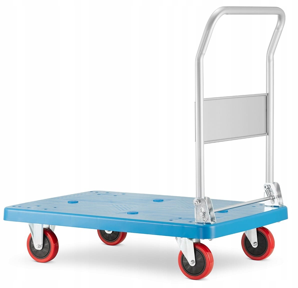 Warehouse Platform Trolley 300 kg, Polyurethane Wheels, HiGHER