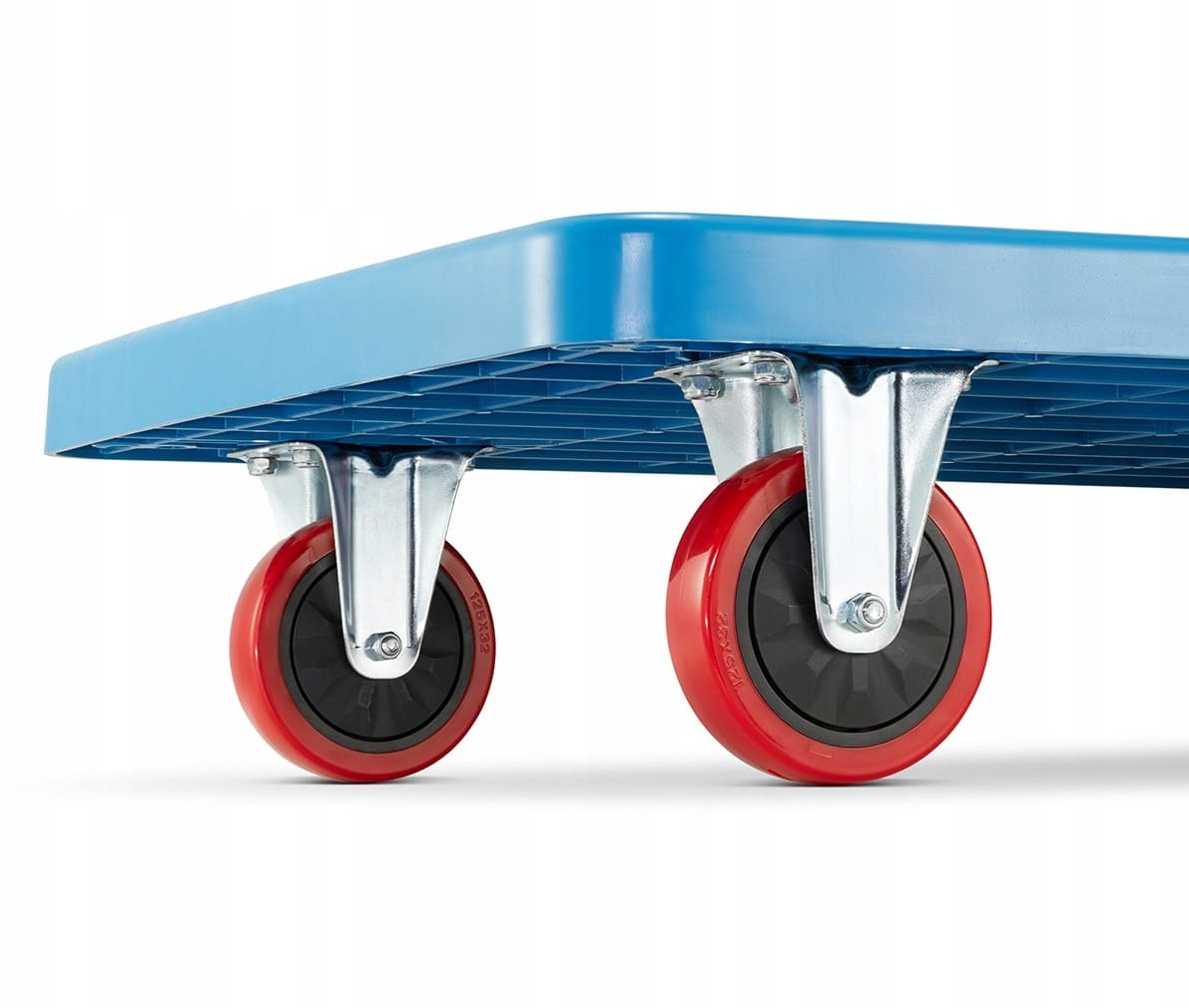 Warehouse Platform Trolley 300 kg, Polyurethane Wheels, HiGHER