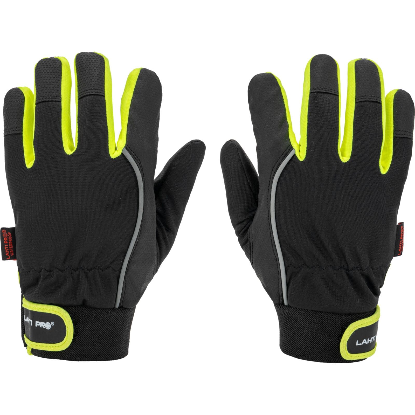 Work Gloves Insulated, Fleece, Water Resistant, Velcro, LAHTI PRO