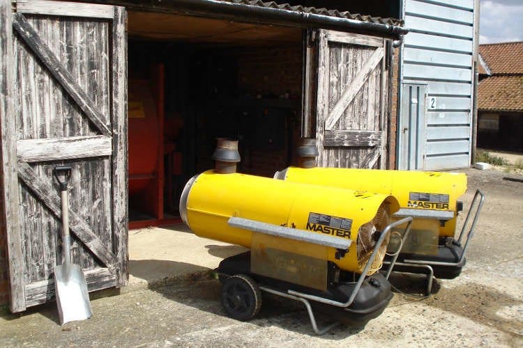 Diesel Heater 65kW 3000 m³/h, Direct Fired High Pressure with Trolley, Master