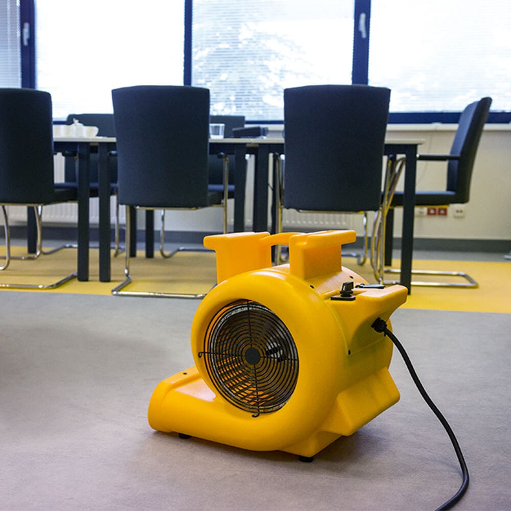 Radial Floor Drying Fan 2640 m³/h 550W with 3 Filtration Levels IP44, Master