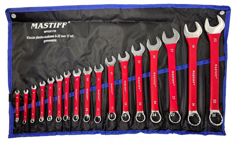 17 piece Combination Wrenches, spanner set, Forged, CR-V , Onex