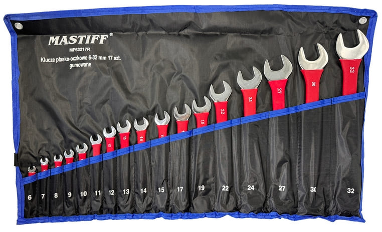 17 piece Combination Wrenches, spanner set, Forged, CR-V , Onex