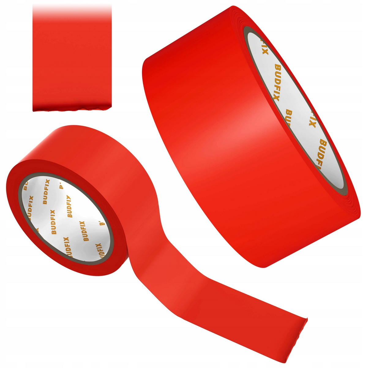 Märktejp 33m x 50 mm PVC, självhäftande, hållbar golvmärkningstejp, Budfix