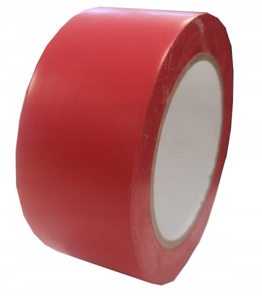 Märktejp 33m x 50 mm PVC, självhäftande, hållbar golvmärkningstejp, Budfix