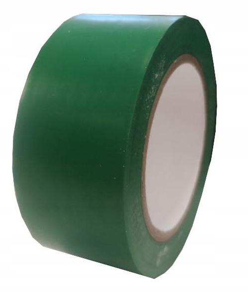 Märktejp 33m x 50 mm PVC, självhäftande, hållbar golvmärkningstejp, Budfix