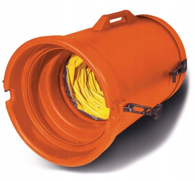Stark Portabel Axiell Fläkt med 10 m, industrifläkt 750W 3220 m³/h, Unicraft