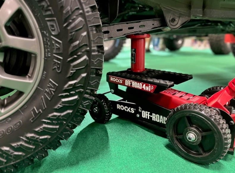 Hydraulisk Offroad Domkraft 2, 5 ton 4-i-1, 188–660 mm, ROOKS