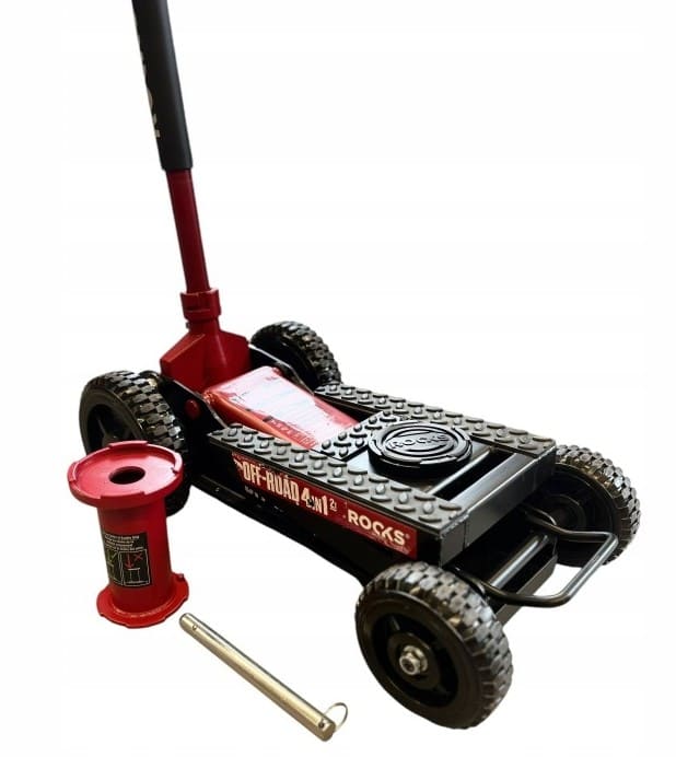 Hydraulisk Offroad Domkraft 2, 5 ton 4-i-1, 188–660 mm, ROOKS