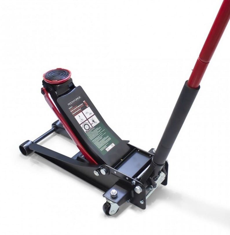 3T Hydraulic Floor Jack 75-510 mm, double cylinder, Rockforce