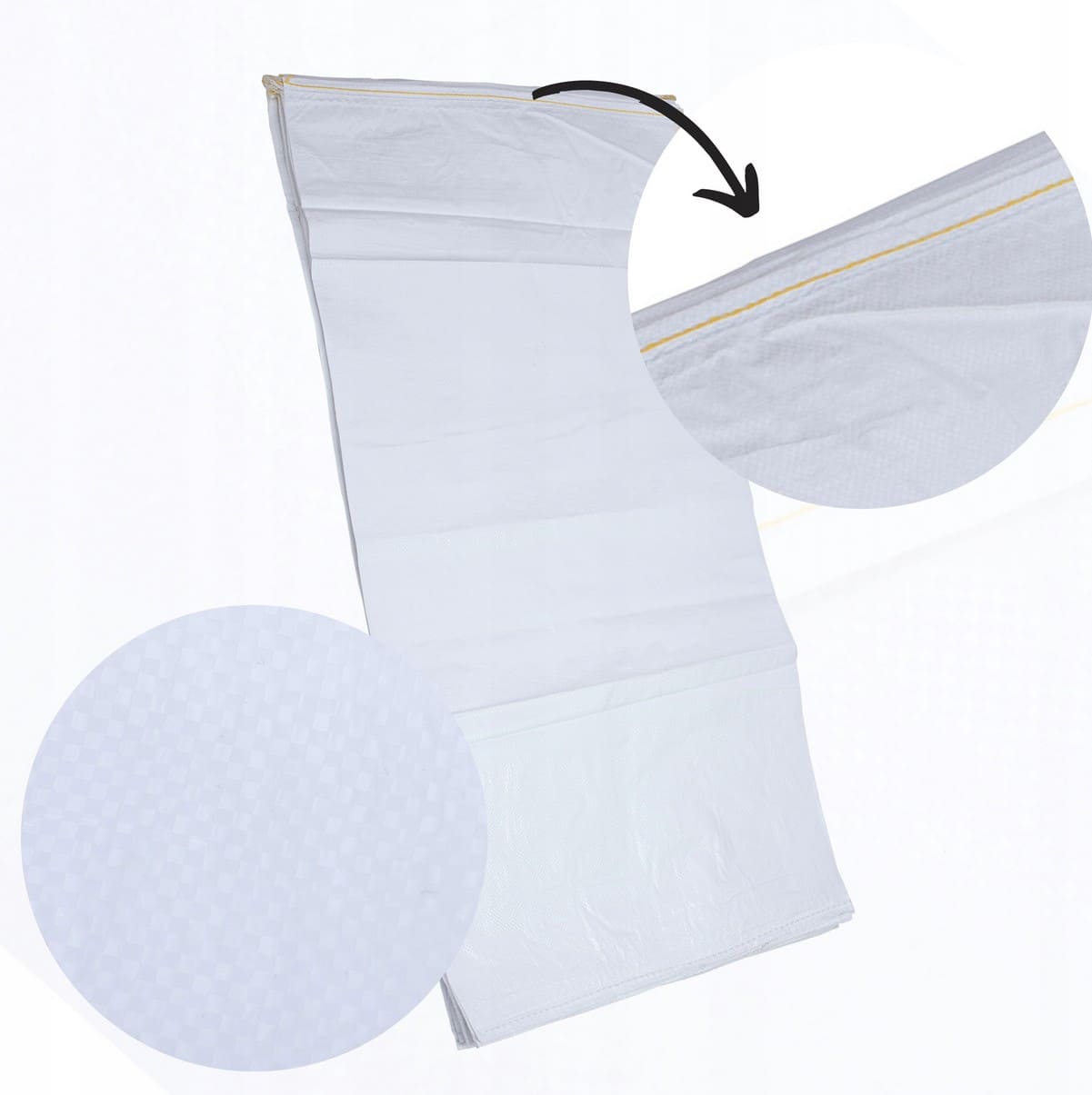 Sandbag 50 pcs, for Flood Protection or Storage 50 x 80 cm, 25 kg 80L