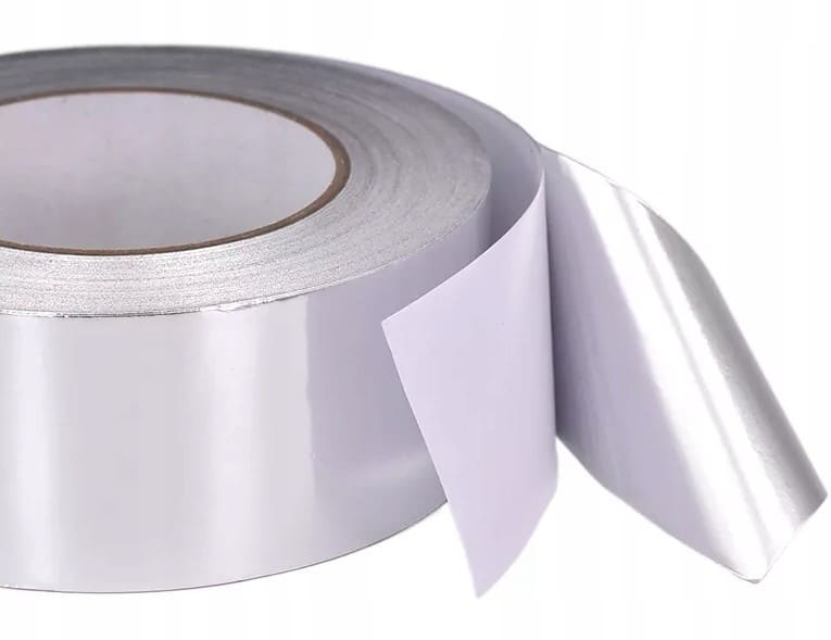 Aluminiumtejp självhäftande 100 mm x 50m – upp till 120°C, alutejp, tätningstejp metall