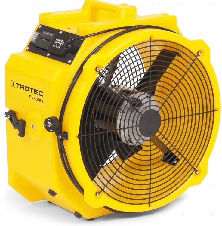 Högpresterande fläkt 53 cm 5000m3/h 130Pa, Trotec