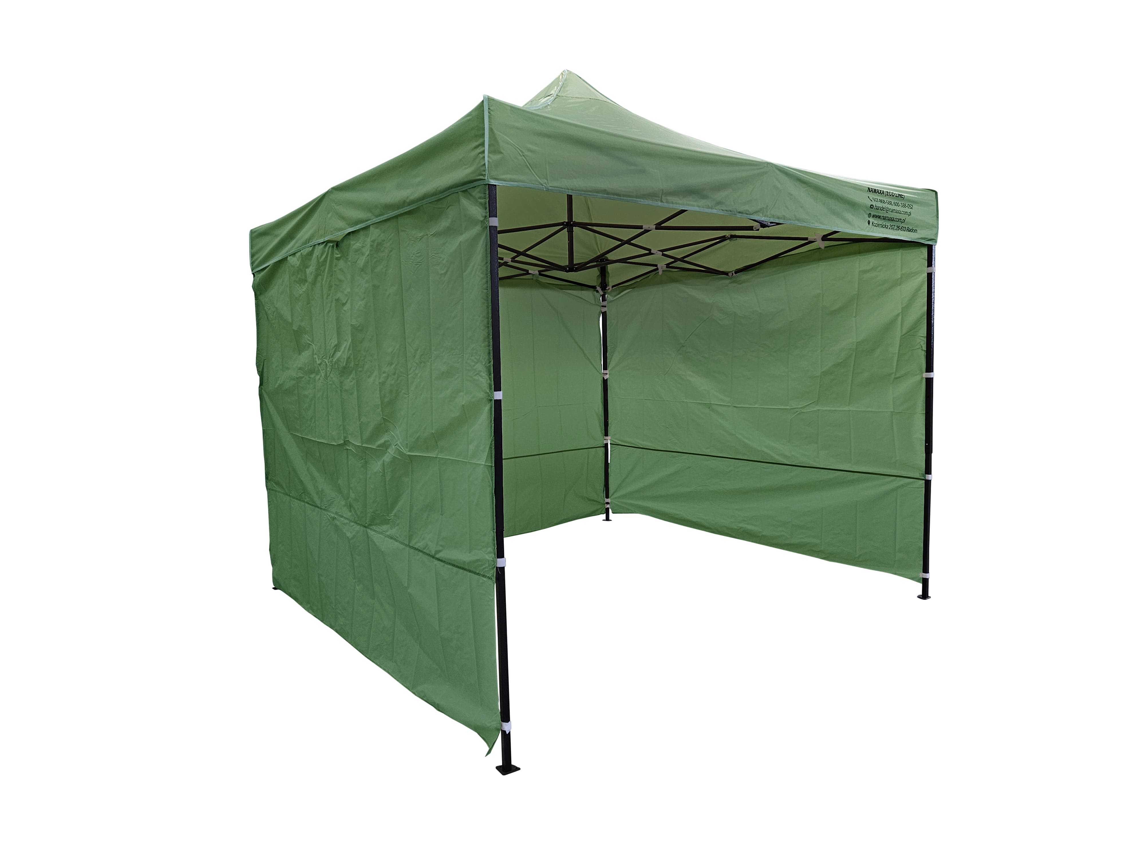 Popup Tent 3 x 3m, various colors, lightweight and stable, 3 or 4 walls, Namaxa
