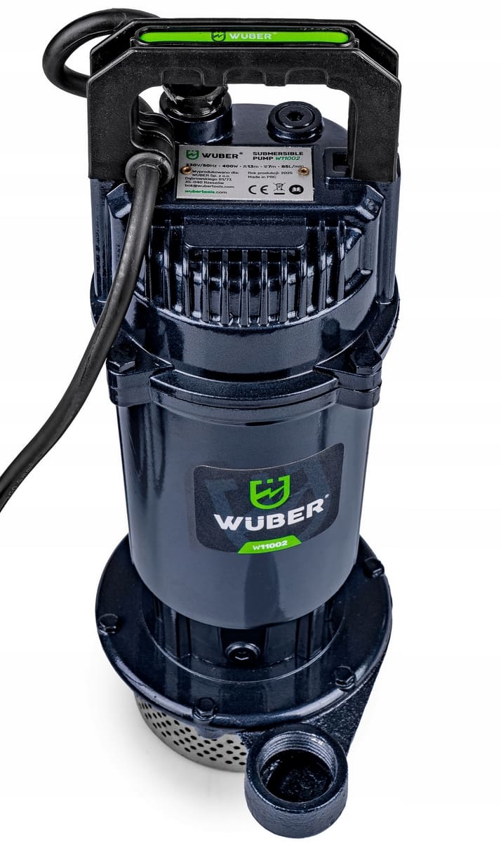Submersible Water Pump for Dirty Water 85 l/min , 400W, Wuber