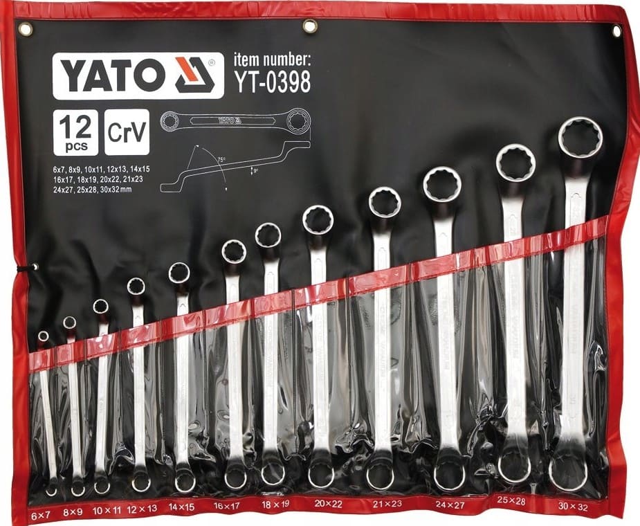 12-Piece Hexagon Wrench set 6-32 mm, Proline