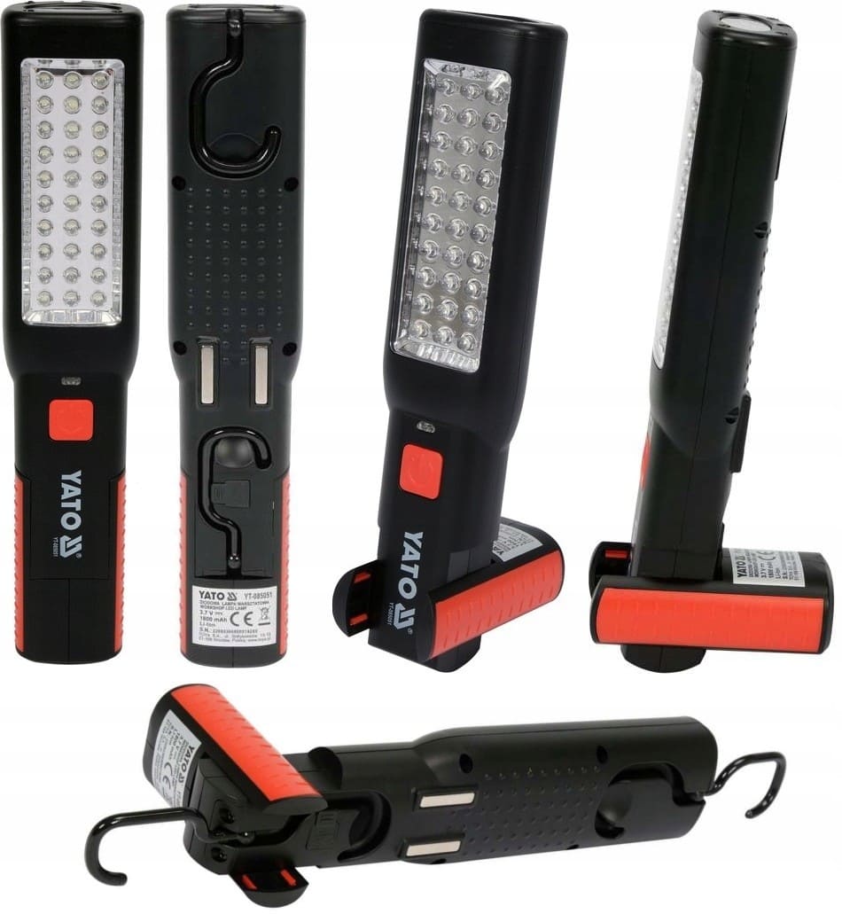 Rechargeable Workshop Lamp 100 LM 1800mAh, YATO
