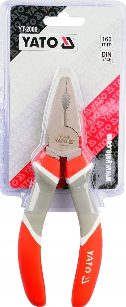 CRV 160 mm Pliers set, 6 Pieces, YATO