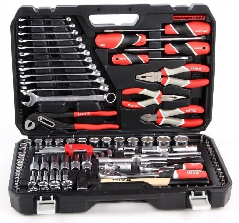 Tool set 1/4, 1/2 - 122 Pieces, YATO