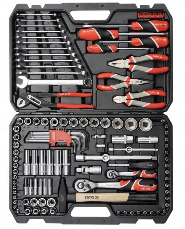 Tool set 1/4, 1/2 - 122 Pieces, YATO