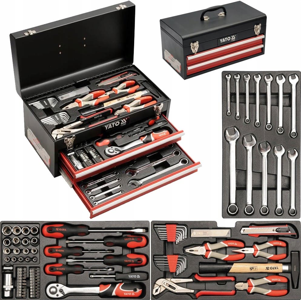 Tool Box with 80-Piece Tool set, YATO