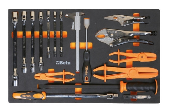 HEX, TORX, XZN 46-Piece Bit set in Thermoformed Tray, BETA Tools