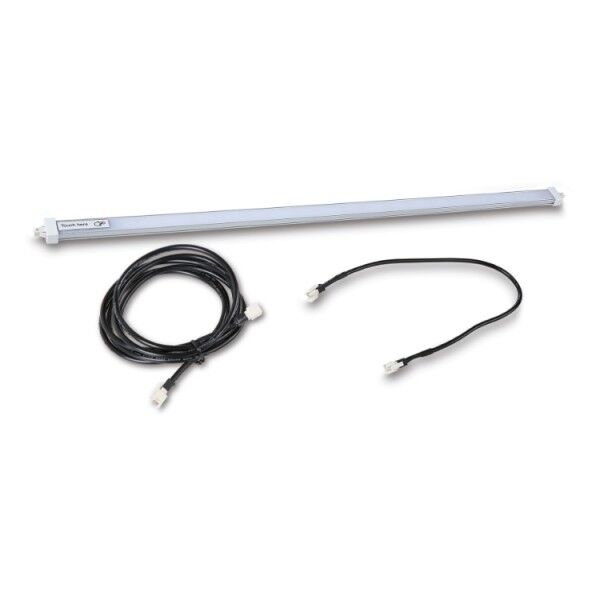Aluminum Profile with LED Strip 50 cm, Soft Touch, Stainless Steel, Verktygsgrossen