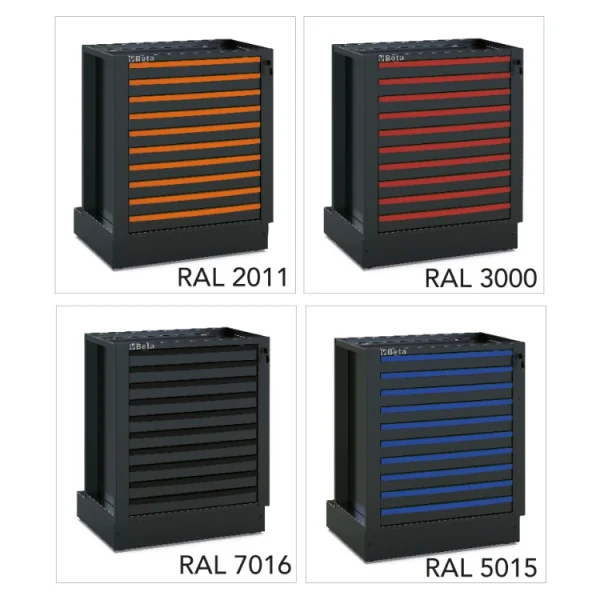 Färgglada Lådsfronter 10-Pack, Passar RSC502.0 System, Rostfri