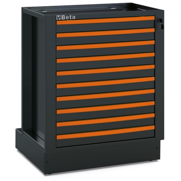 Färgglada Lådsfronter 10-Pack, för RSC502.0 Verkstadssystem, Rostfri