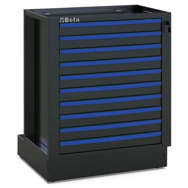 Färgglada Lådsfronter 10-Pack, för RSC502.0 Verkstadssystem, Rostfri