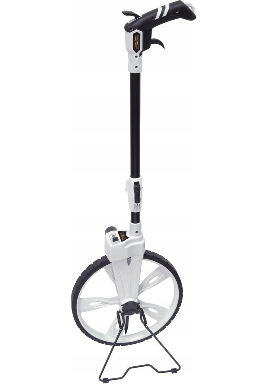 Measuring Wheel Distance Meter 9999.9m ±0.1% Brake Reset Foldable, Laserliner RollPilot S12