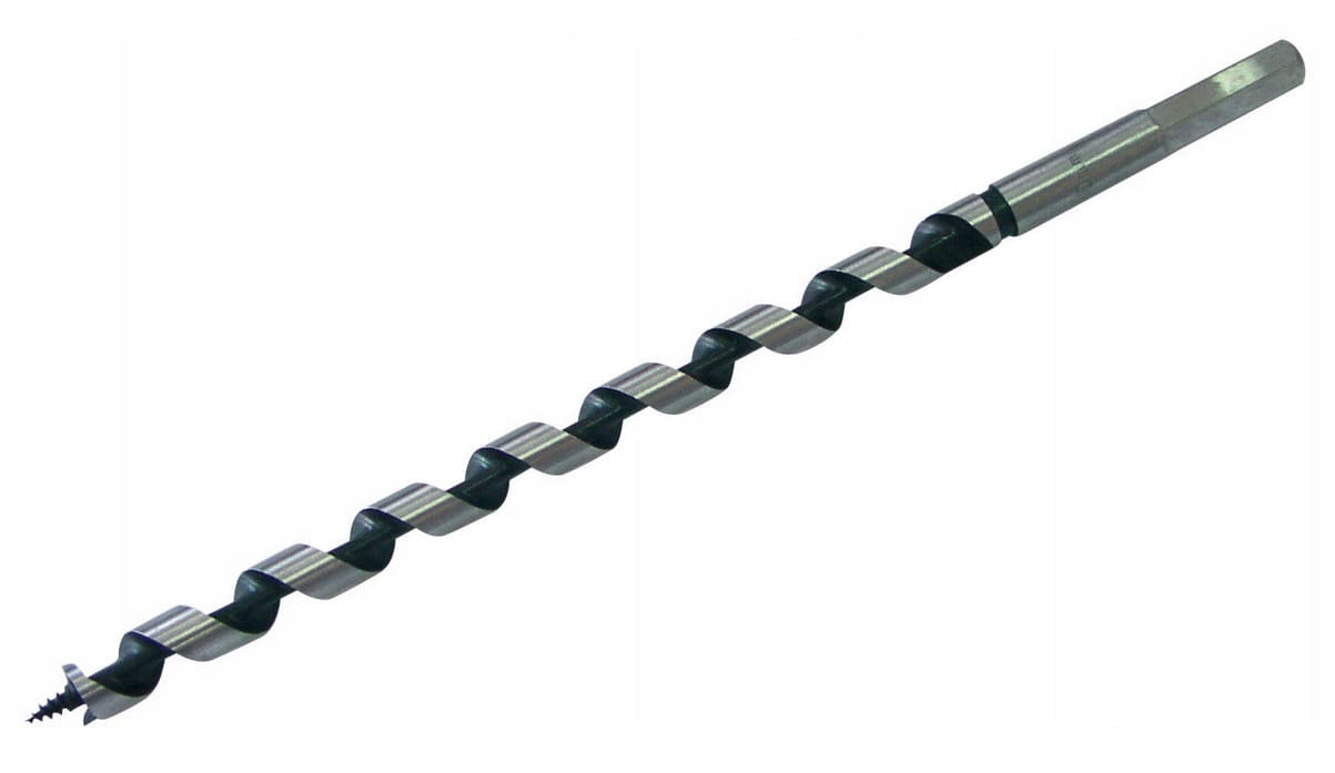 Extra lång Träborr Spiralträborr 26mm, 230mm lång, Sexkantsfäste med Plastetui, Proline
